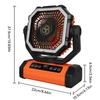 Portable Camping Fan with LED Lantern 20000mAh Rechargeable Outdoor Tent Fan with Remote Control