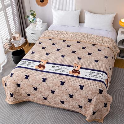 Milk Velvet Bed Cover 3-piece Set Of Cotton Thickened Tatami Cover Blanket Quilted Crystal Velvet Kang Cover Bed Sheet