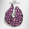 Elegante Bo Xin Yun Dynamische Vlam Broche: Unisex Pak & Hemd Accessoire