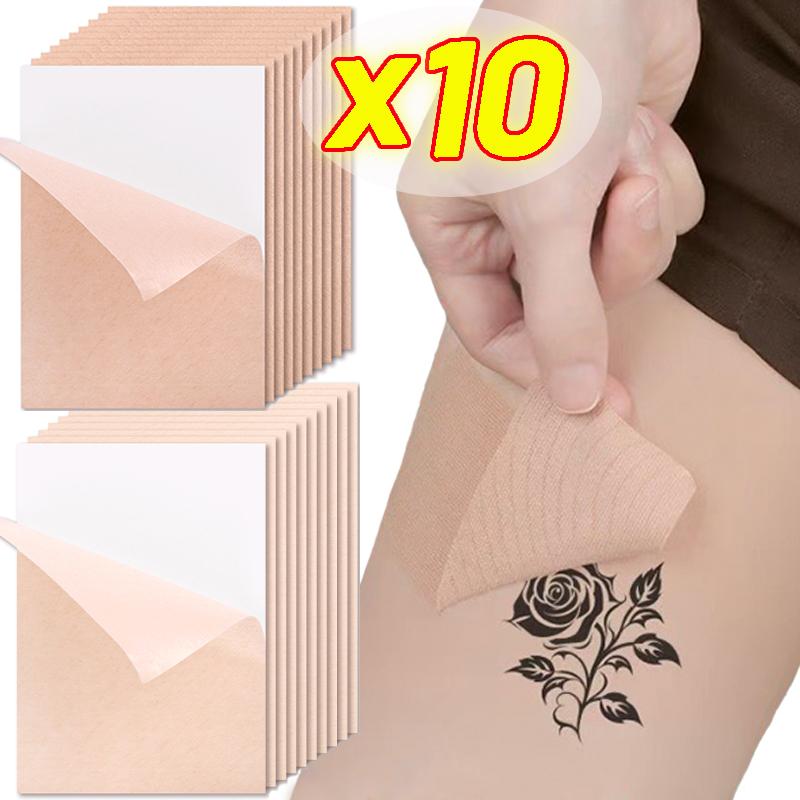 Invisible Skin Color Tattoo Patches Natural-Looking Birthmark Concealer for Arms Legs Back Post-Surgery Cover Up Hypoallergenic