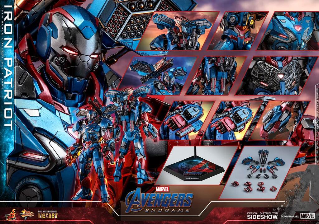 Masterpiece scale figure Iron Patriot [Movie DIECAST] "Avengers Endgame" 1/6