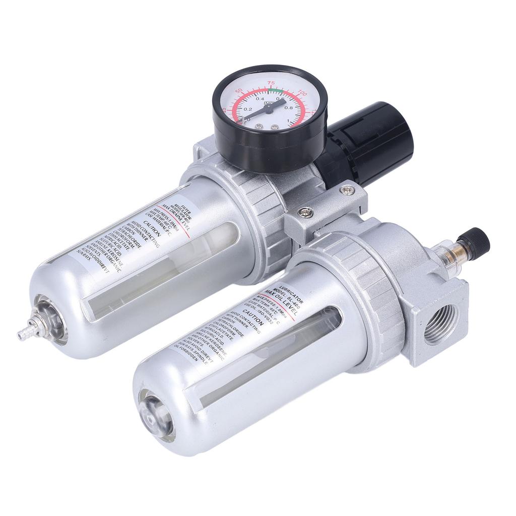G1 2in Air Compressor Filter Water Oil Separator Regulator with Pressure Gauge Maximum 1Mpa