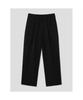 8SECONDS [Everyday Slacks] Fleece-Lined Wide Fit Elastic Waist Slacks - Black