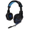   SY830MV Game Headsets   Volume Support Mic   USB Headsets with 3.5mm Microphone for   PC Laptop(Black Blue )