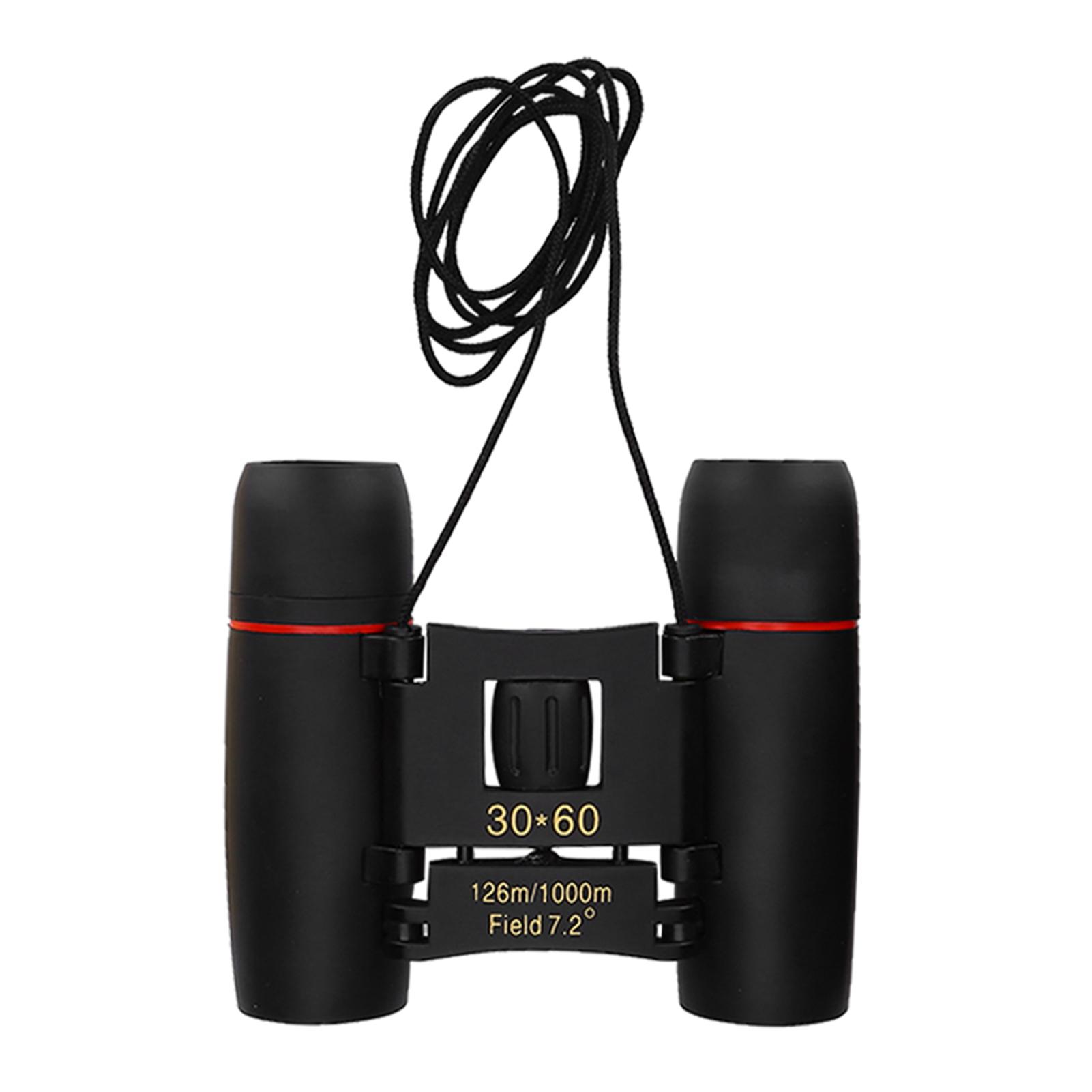 

1 шт. 30 * 60 Портативний Легкий Металевий Бінокль з Подвійним Фокусуванням з Сумкою та Ремінцем