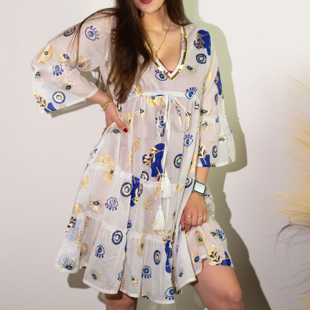 Evil Eye Dress – Nomad Sari