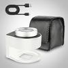 60X Coin Magnifier,Rechargeable 6 LED Metal Magnifier Glasses,USB Dual Power Portable Loupe For Jewelry Coin Stamp Textile Checking