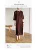 Original Design High-End Pleated Plus Size Loose Casual Dress - Light Luxury, New Spring Arrival
