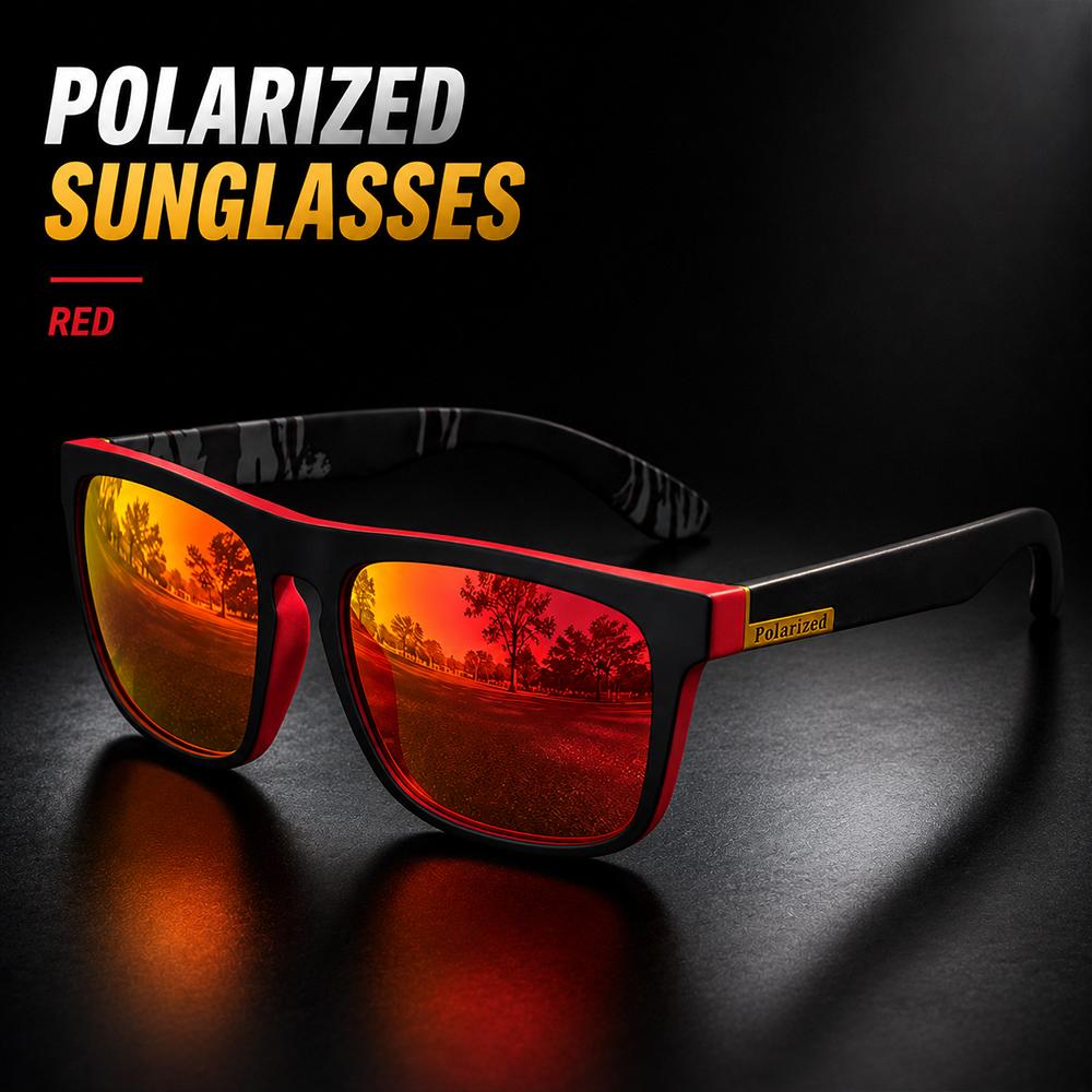 1/3 Pezzi Occhiali da Sole Polarizzati per Uomo Donna Guida Sport Escursionismo Occhiali da Sole Montatura Quadrata Classica Protezione UV400