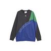Men's Originals Colorblock Design Logo Printing Round Neck Pullover Long Sleeves Colorblock HF5944