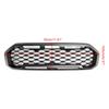 Front Bumper Grill Grille Fit Ford Ranger T8 2019-2023 Black W/LED Light