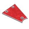 Guitar Truss Rod Cover 3 Hole Triangular Metal Truss Rod Plate Replacement for Electric Guitar Bass Protection GR41A