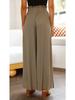 2025 European & American Spring/Summer Women's Loose Wide-Leg Casual Fashion Long Pants