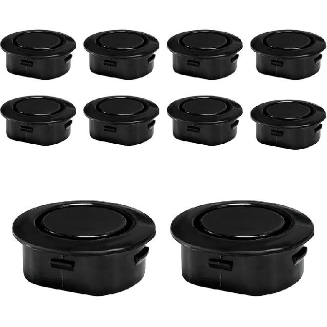 4 Car Rear Bumper Radar Hole Cover,Durable Plastic Front Bumper Sensor Hole Plug,Waterproof Radar Hole Plug Body Protection Accessories,Suitable for