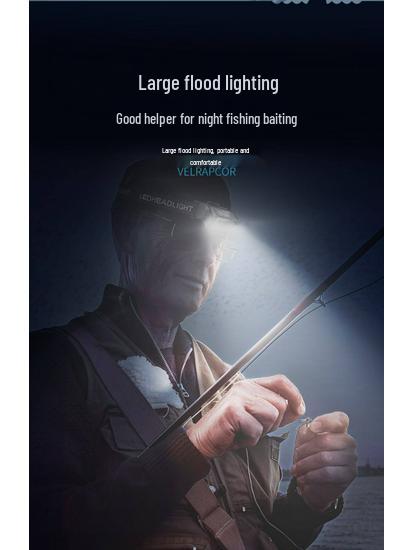 2025 Ultra-Bright Multifunctional LED Ear-Hanging Light for Outdoor Night Fishing & Mountaineering