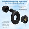 Ear Plugs for Noise Reduction Ear Protection Reusable Silicone Ear Plugs Swimming Ear Plug Sleeping Earplugs Set Oordopjes