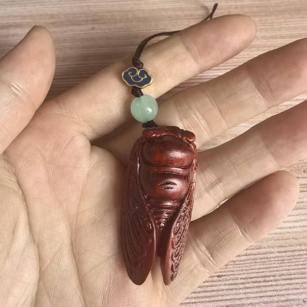 Green Sandalwood Zodiac Animal Guardians Phone Strap & Backpack Pendant
