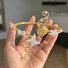 Baroque-style Upper Arm Cuff Adjustable Floral Arm Band Baroque Flower Armlet  Festival