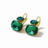 CARLIDANA Ins Fashion 18k Gold Plated Stainless Steel Anti Tarnish Colorful Crystal Summer Earrings and Ring Set Fashion Jewelry