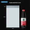 CPE Frosted Self-adhesive Bag Translucent Plastic Packaging Pouchs Phone Case Electronic Device Bag Remote Control Waterproof Dust Protection Pouch