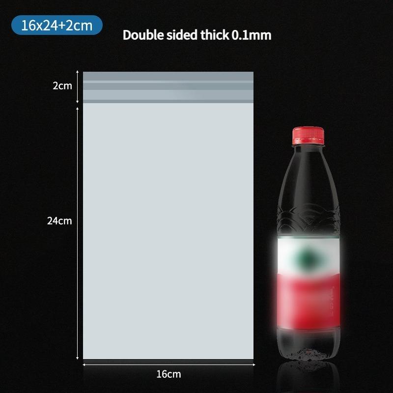 CPE Frosted Self-adhesive Bag Translucent Plastic Packaging Pouchs Phone Case Electronic Device Bag Remote Control Waterproof Dust Protection Pouch