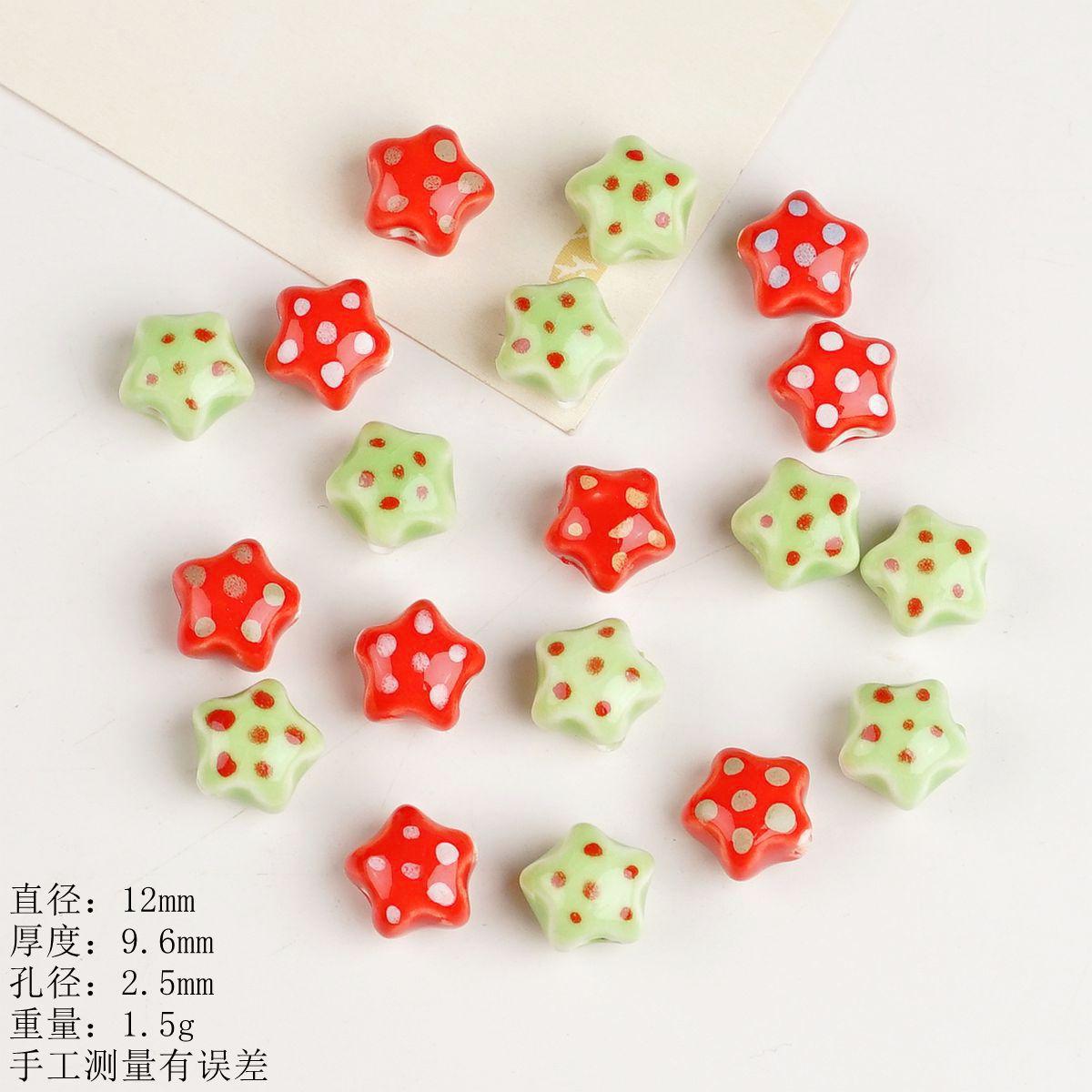 Прямые продажи с завода керамический расписной диск керамическое ожерелье браслет бусины высокотемпературный фарфор аксессуары DIY россыпь бусин Small round discs