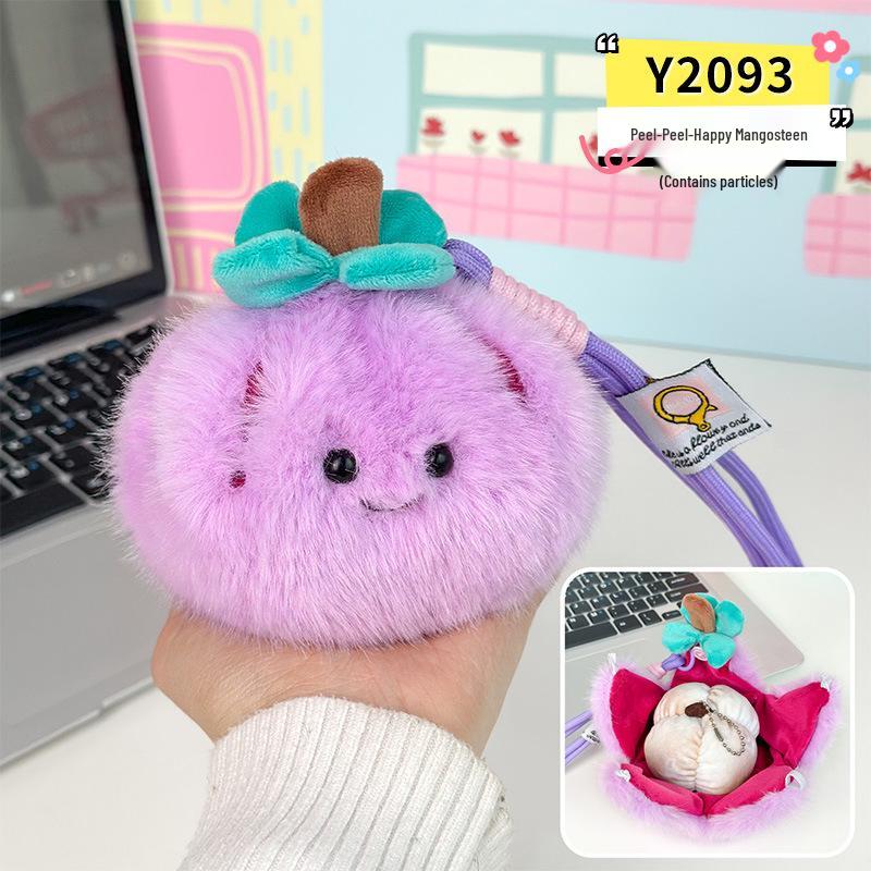 Creative Peel Fun Fruit Plush Doll - Cute Party Companion & Internet Celebrity Gift