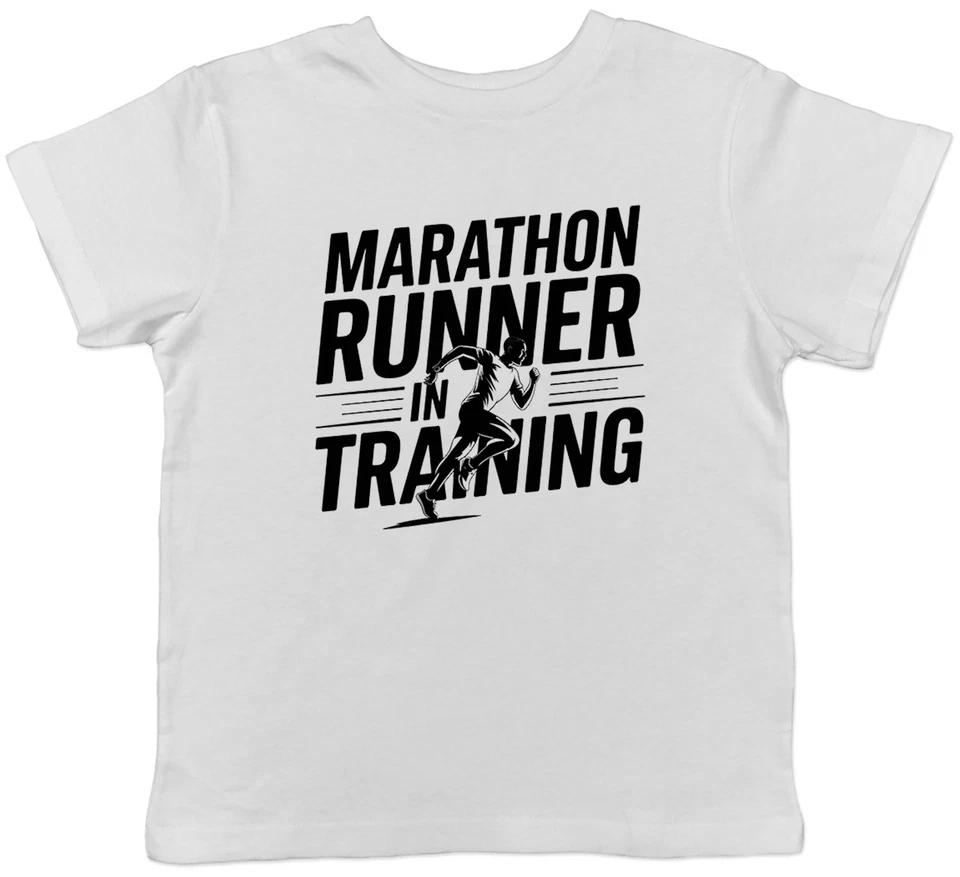 

Marathon Runner in Training Long Distance Miles Kids T-Shirt Boys Girls Gift 160