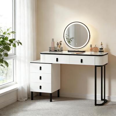 Chic Office Desk,Vanity Table with Drawer,Office Table,Elegant Vanity Table(only with Make-up Table)