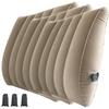 Adelphos AIR4 of Air Lumbar Support Pillow for and Ideal for and with Storage Bag (Set 3) Chairs, Legs, Footrests, Driving, Cars, Sleeping,