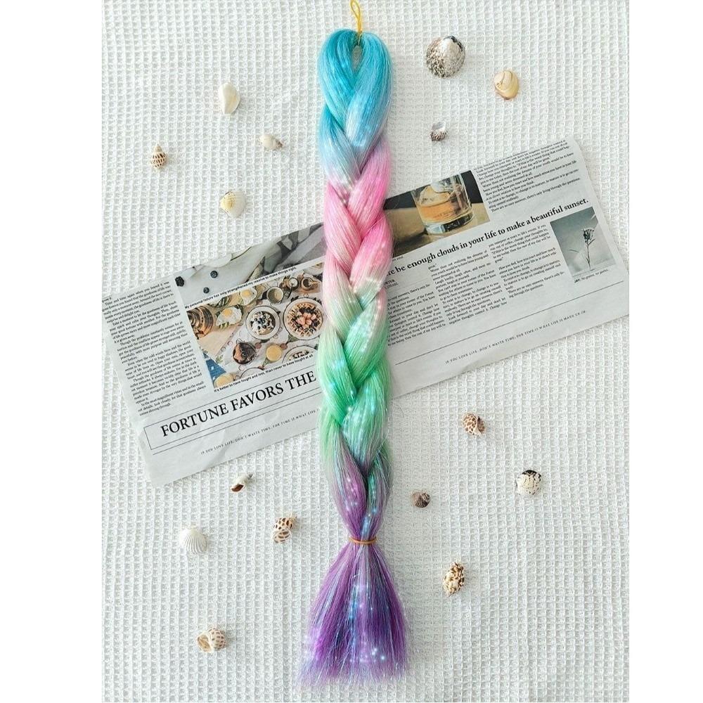 

Synthetic 24-Inch Braided Hair Extensions Soft Jumbo Braids Festival Party N1