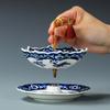 Umbrella Shape Strainer Blue and White Porcelain Tea Infuser For Tea Ceremonies And Everyday Brewing