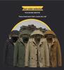 Men's Cross-Border Casual Fleece-Lined Cotton Jacket - Warm Mid-Length Trench for Autumn/Winter