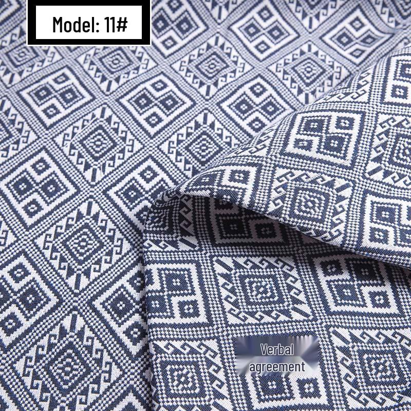 Yunnan Lijiang Ethnic-Style Cotton Linen Tablecloth – Retro Bohemian Decor.