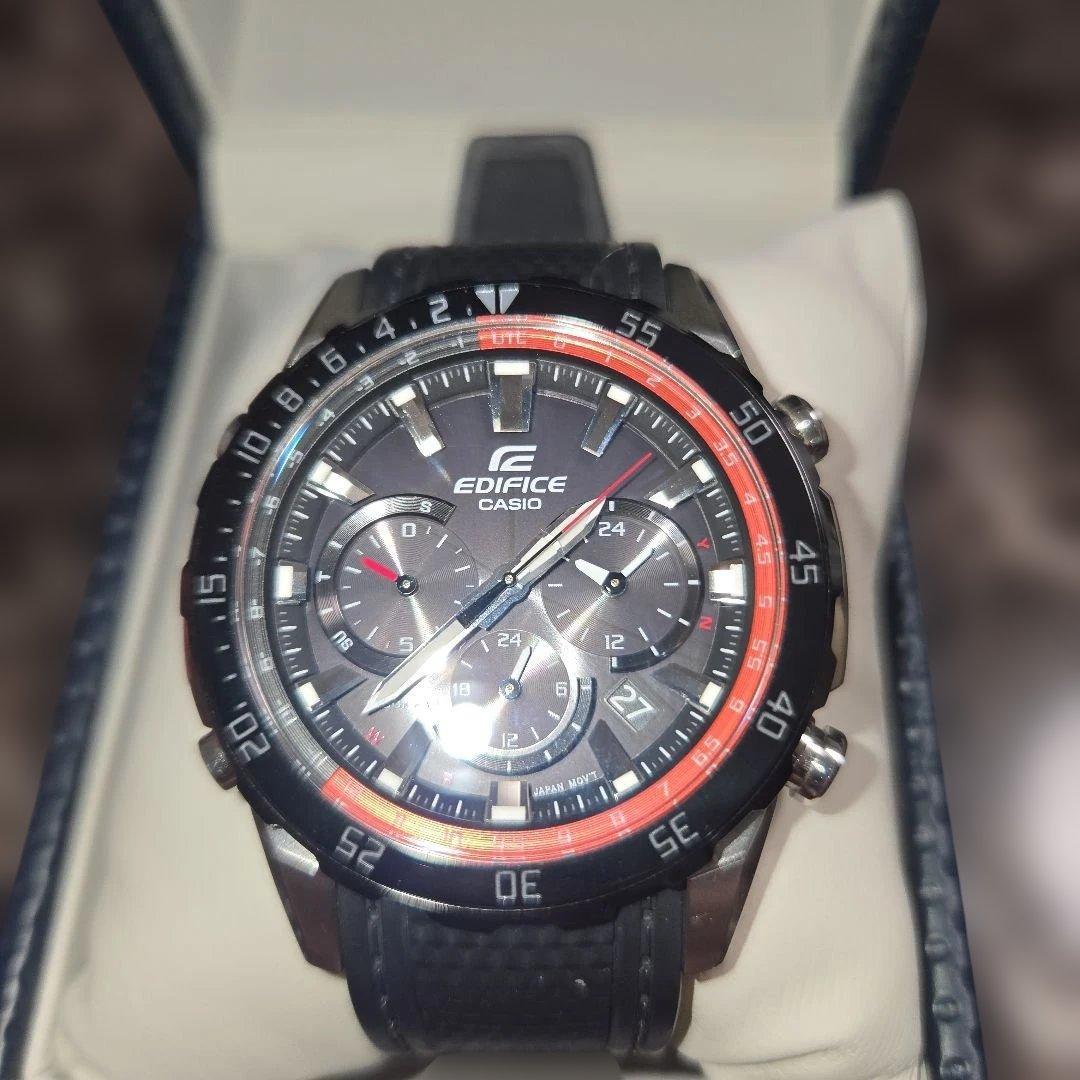 Used CASIO EDIFICE wristwatch radio solar EQW-T670PB-1AJF
