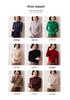 Slim-Fit Striped Cashmere Sweater for Women - Autumn/Winter 2026 Collection, Half-High Neck, Soft Solid Color Knitwear