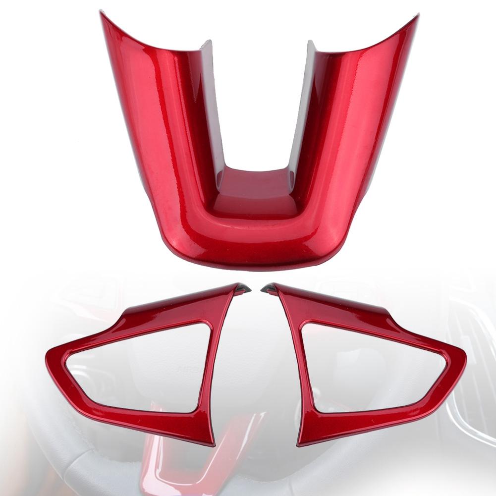 ABS Car Styling Steering Wheel Buttons Decoration Cover Trim Sticker for Ford Focus 2015 2018