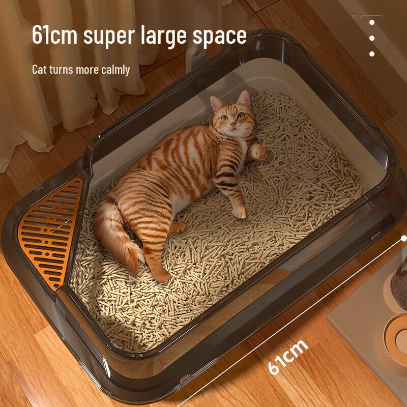 Полузакрытый большой лоток для кошек HELLOJOY