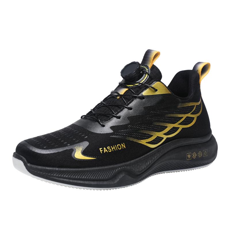 The latest design lace-up breathable fashion sneakers men's new high-quality running shoes