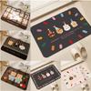 Cartoon Bear Rabbit Bathroom Non Slip Mat Cute and Simple Bathroom Entrance Hand Pool Non Slip Mat Home Decoration