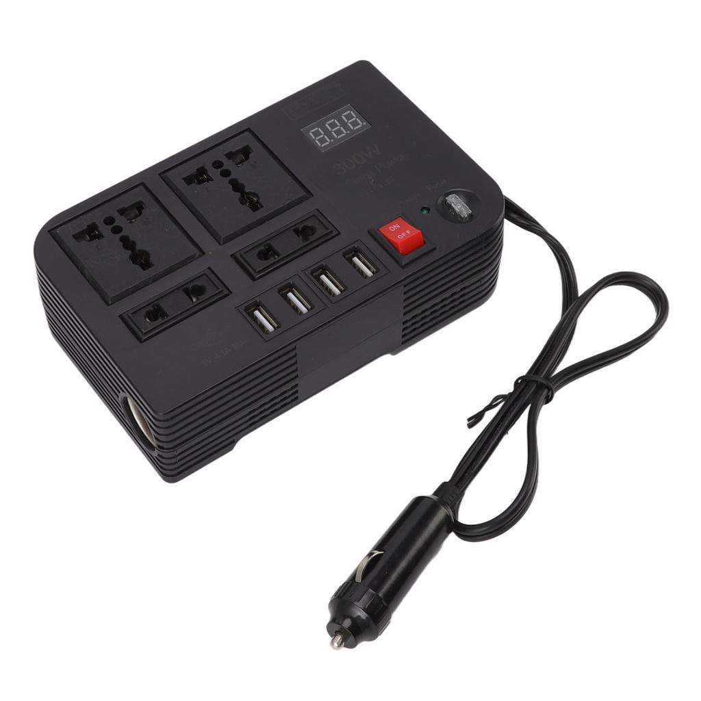 12V 300W Car Inverter AC 220V Power Converter Multiple Protection Vehicle Inverter Transformer