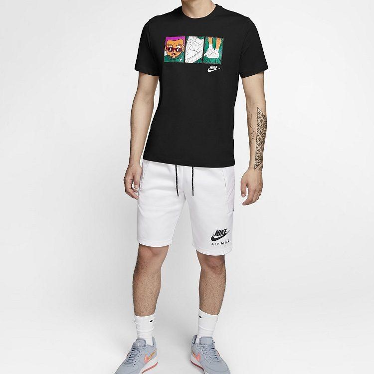 Nike T Shirts Men's Crew Neck Moderate CT6528-010