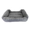 Pet Cushion PP Cotton Soft Skin Friendly Comfortable Waterproof Pet Bed for 4 Seasons Gray M