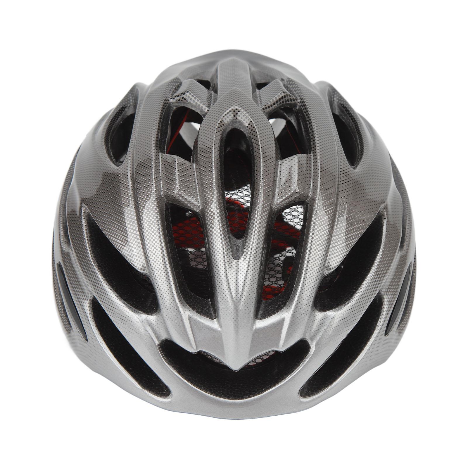 

Bike Helmet for Adult PC EPS Adjustable Lightweight Cycling Helmet for Mountain Road Bike Reddish Black Grey Black