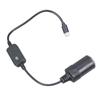 PD USB C zu Zigarettenanzünderbuchse Adapterkabel 5V bis 20V für Autozubehör wie DashCams und GPS-Geräte