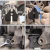 Universal Suspension Strut Split Hub Steering Knuckle Spreader Tool Kit with Wrench, Shock Absorber Removal Tool for Car Repair