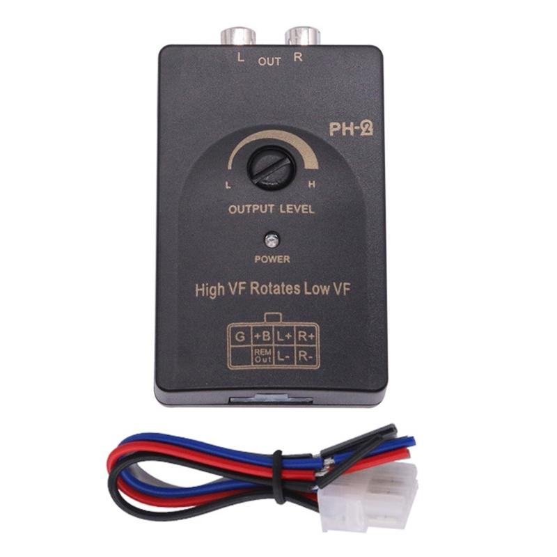 Auto Stereo-Pegelwandler Hohe zu Niedrige Impedanz Stereo-Konverter Autolautsprecher