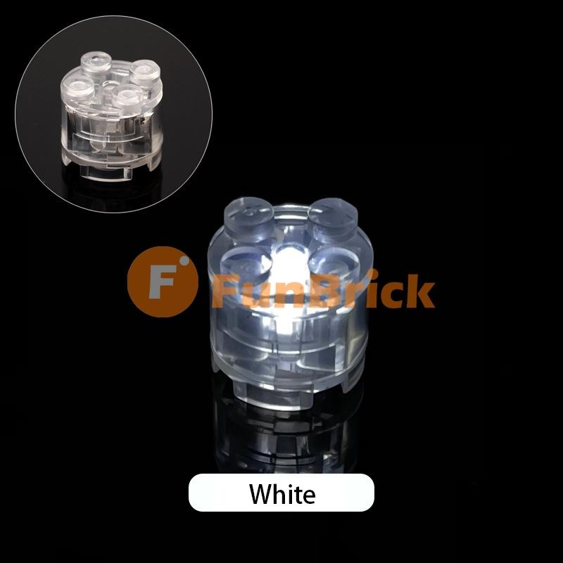 Premium-Quality 2/5/10Pcs/ Superior-Grade Lot Superior-Grade Multi Color Premium-Quality Flash High-Standard Led Superior-Grade Moc Top-Grade 2PCS белый