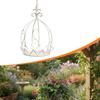 Garden Decor Crown Shaped Hanging Planter Holder 25x35cm Multipurpose Accessories Sturdy Flower