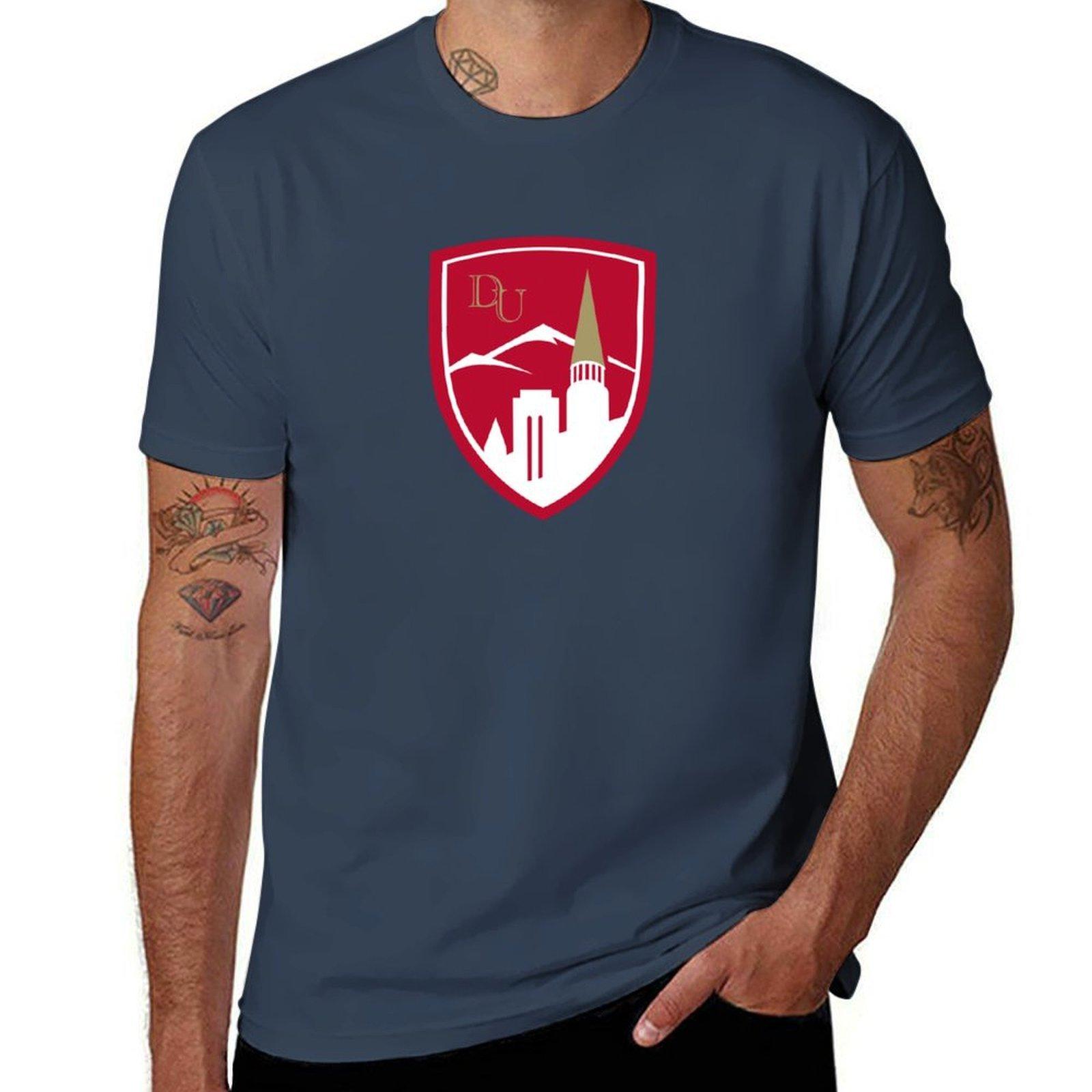 University Shield of Denver TShirt Independence Day Short Sleeve TShirt S